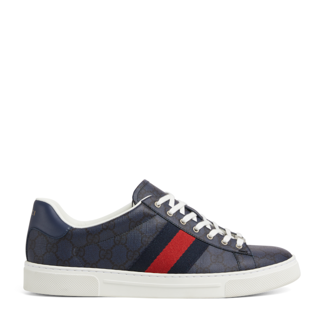 Women's Gucci Ace sneaker with bee in white leather | GUCCI® US