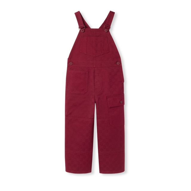 Children's terrycloth overall in white | GUCCI® US