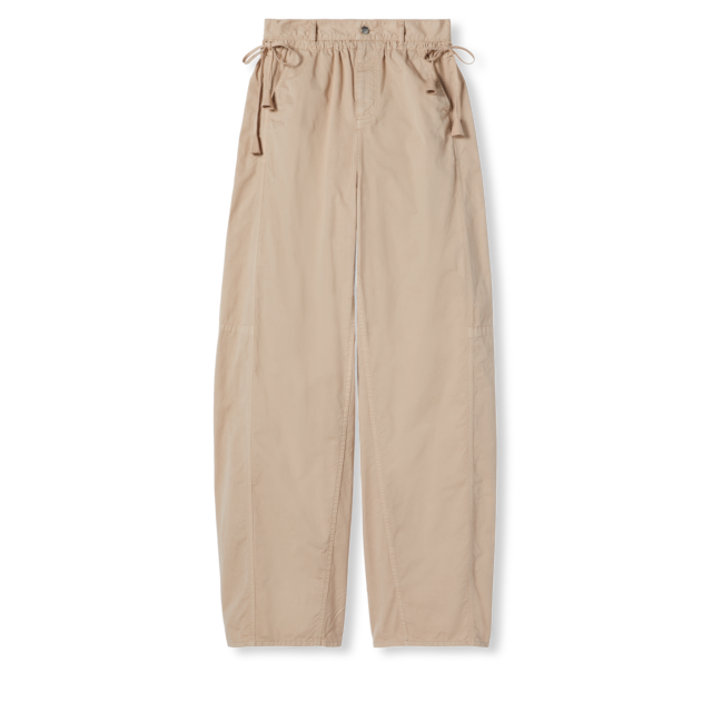 GG silk twill pants in blue and white | GUCCI® US