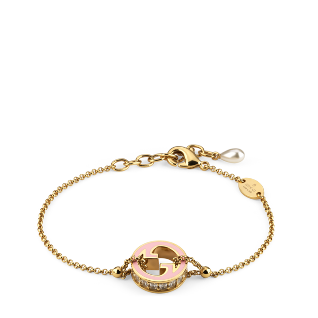 グッチ ゴールドトーン クリスタル ブレスレット GUCCI クリスタル ブレスレット ゴールドトーン | NET-A-PORTER