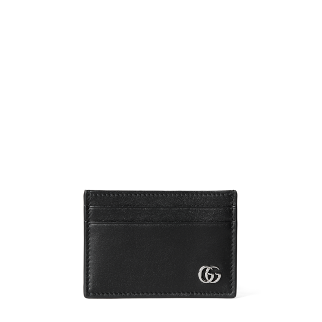 Black Leather GG Marmont Money Clip | GUCCI® US