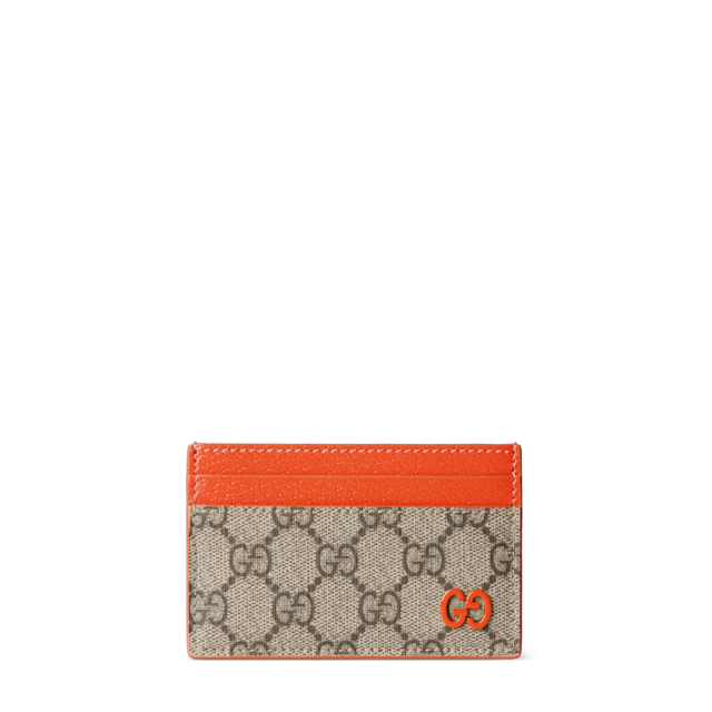 GUCCI GGパターン　ダブルG バイカラー キーケース 贈り物にぴったり【GUCCI】ダブルG バイカラーキーケース*華やか