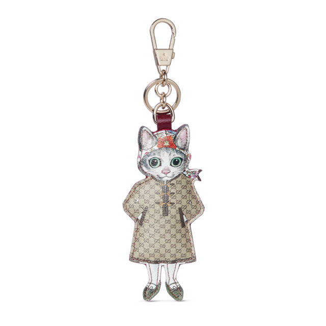 日本限定 ヒグチユウコ GUCCI 猫 チャーム ボリス＆ボーちゃん 2