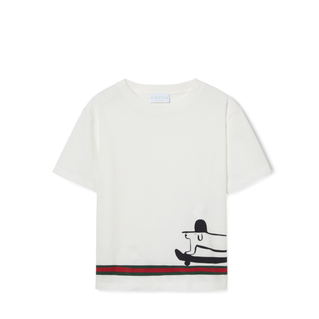 【GUCCI チルドレンズ】Tシャツ チルドレンズ〕プリント コットン Tシャツレッド | GUCCI公式