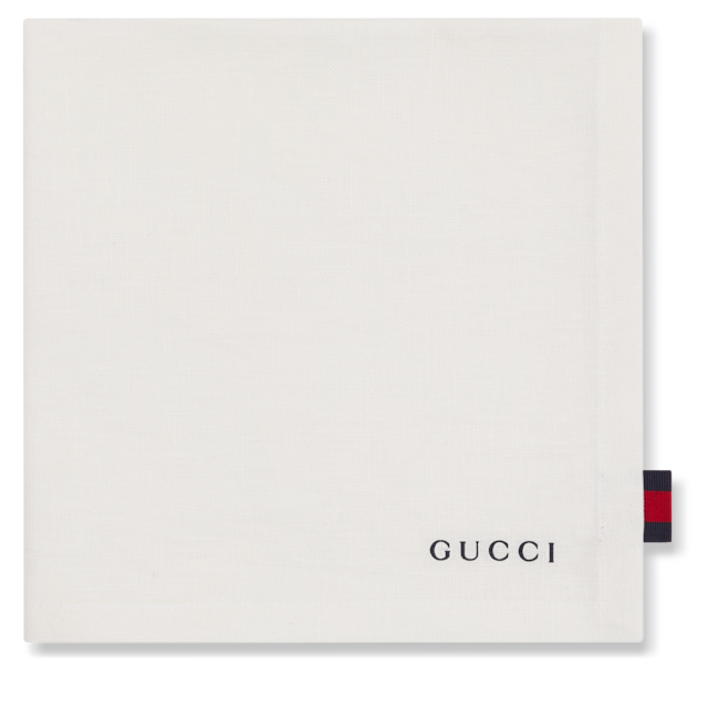 Linen placemat and napkin