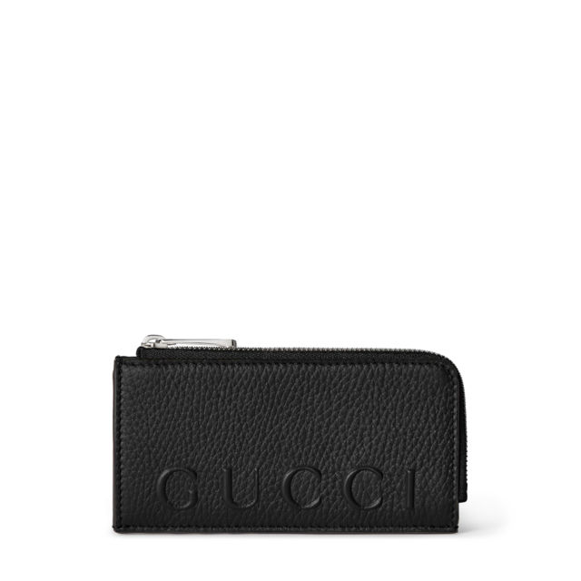 GUCCI ロゴ コインケースブラック レザー | GUCCI公式