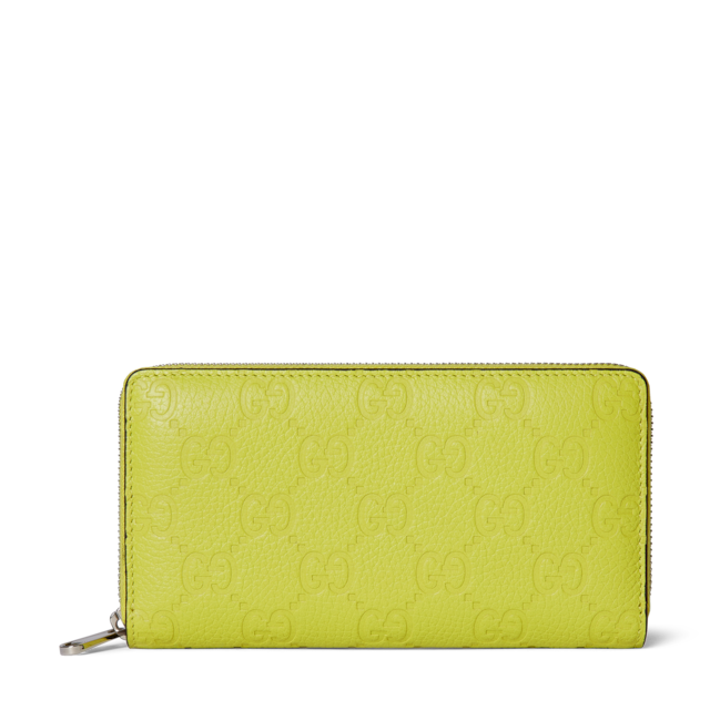 日本限定【GUCCI】日本限定 ジップアラウンドウォレット 日本限定 バイカラー ジップアラウンドウォレットオレンジ
