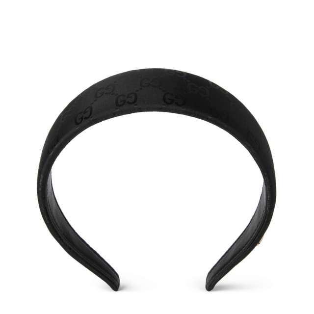 Crystal Gucci single hair clip in tortoiseshell resin
