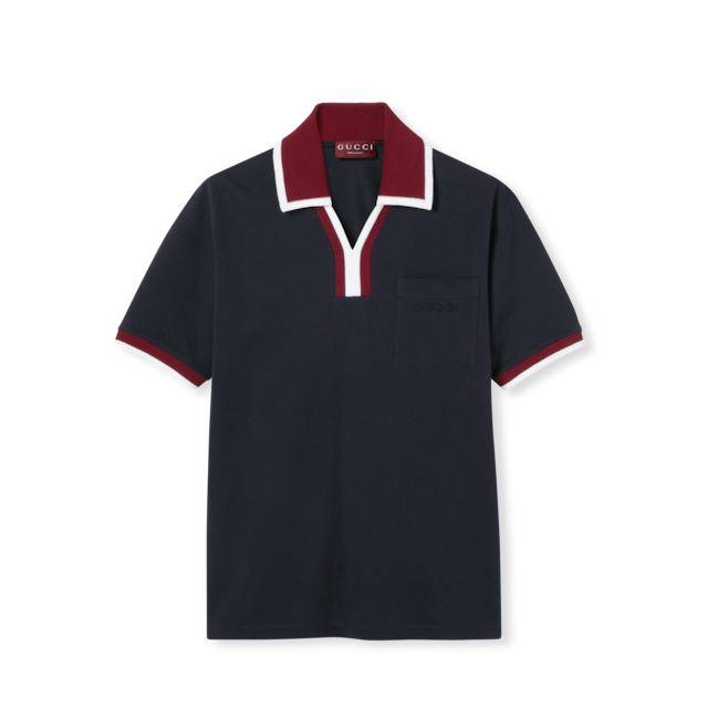 楽天市場】Gucci グッチ（カラーネイビー）（ポロシャツ