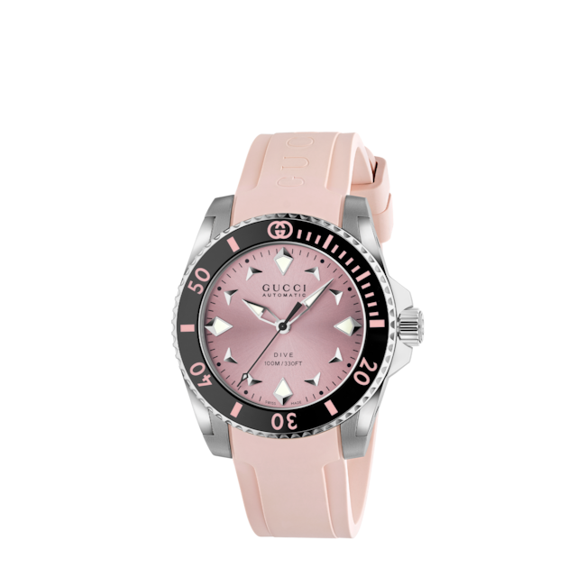 GUCCI DIVE ホワイト ゴールド Gucci Dive watch, 36mm in white rubber | GUCCI® US
