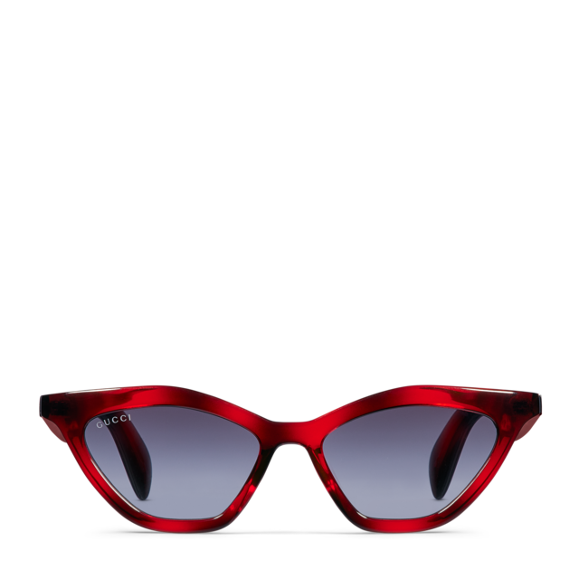 Cat eye sunglasses in black | GUCCI® US