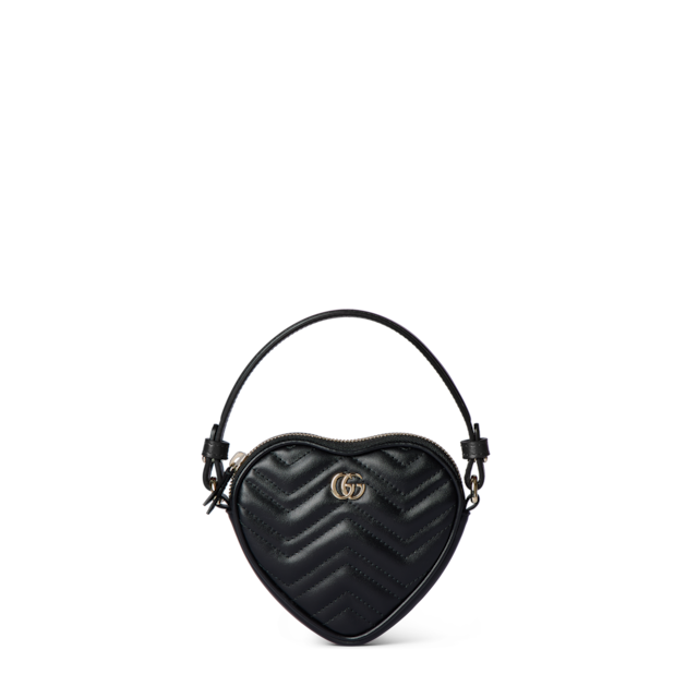 ✨希少 GUCCI ミニボストンバッグ ハート GG柄 ロゴプレート