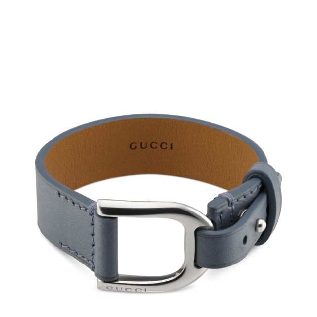 国内直営**GUCCI**グッチ スタッファ チャーム ブレスレット グッチ スタッファ〕ブレスレットブラック レザー | GUCCI公式