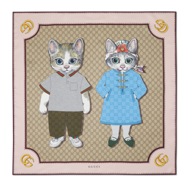 日本限定 ヒグチユウコ 猫 （BORIS）キーチェーン ベージュ