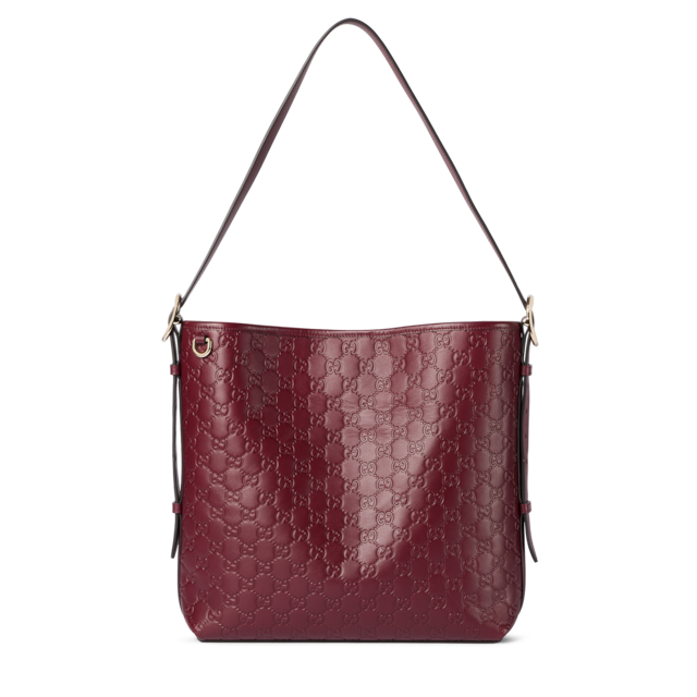 GUCCI ミディアム GG エンブレム バケットバッグ GGエンブレム〕ミディアム バケットバッグベージュ＆ダーク
