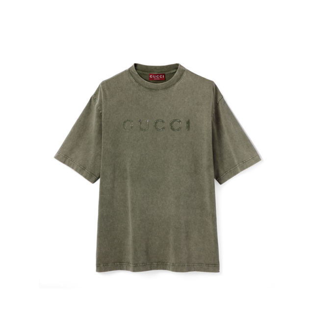 25新作 グッチ ロゴ コットンジャージー Tシャツ メンズ 半袖 GUCCI - グッチ GUCCI メンズ Tシャツ コットンジャージー GUCCI