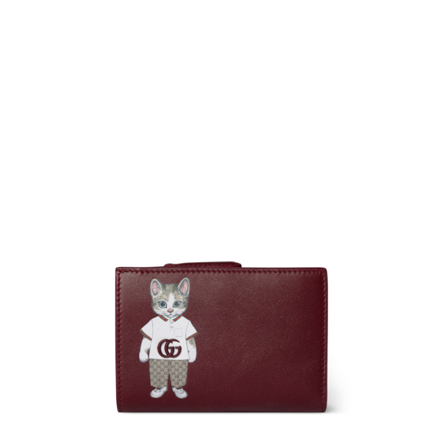 GUCCI x ヒグチユウコ 国内買付 バイカラー ウォレット 日本限定 日本限定 ヒグチユウコ バイカラー スモール ウォレットベージュ