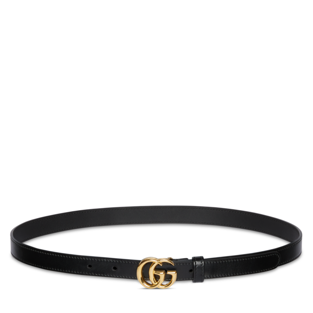 【最終値下げ】GUCCI ベルト ダブルGバックル GUCCI】ダブルG ゴールド バックル レザーベルト＊新品未使用