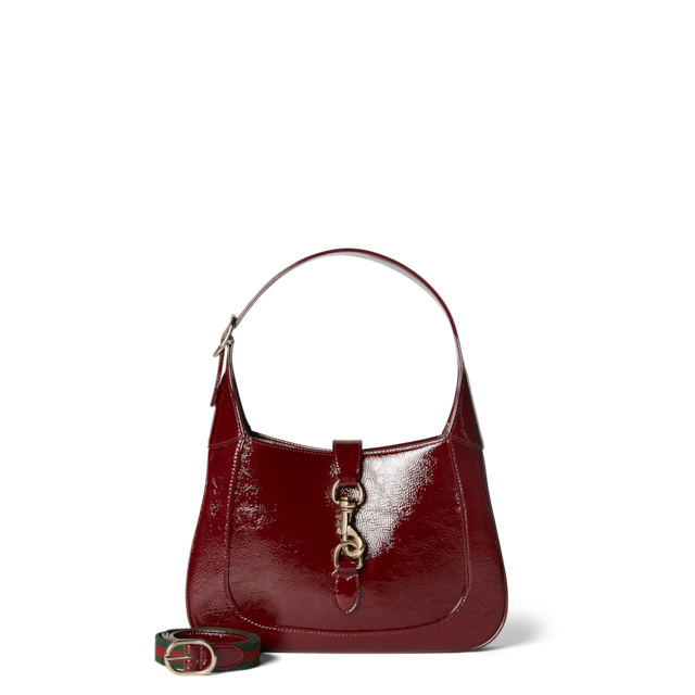 グッチ ジャッキー〕ミディアムバッグブラック レザー | GUCCI公式