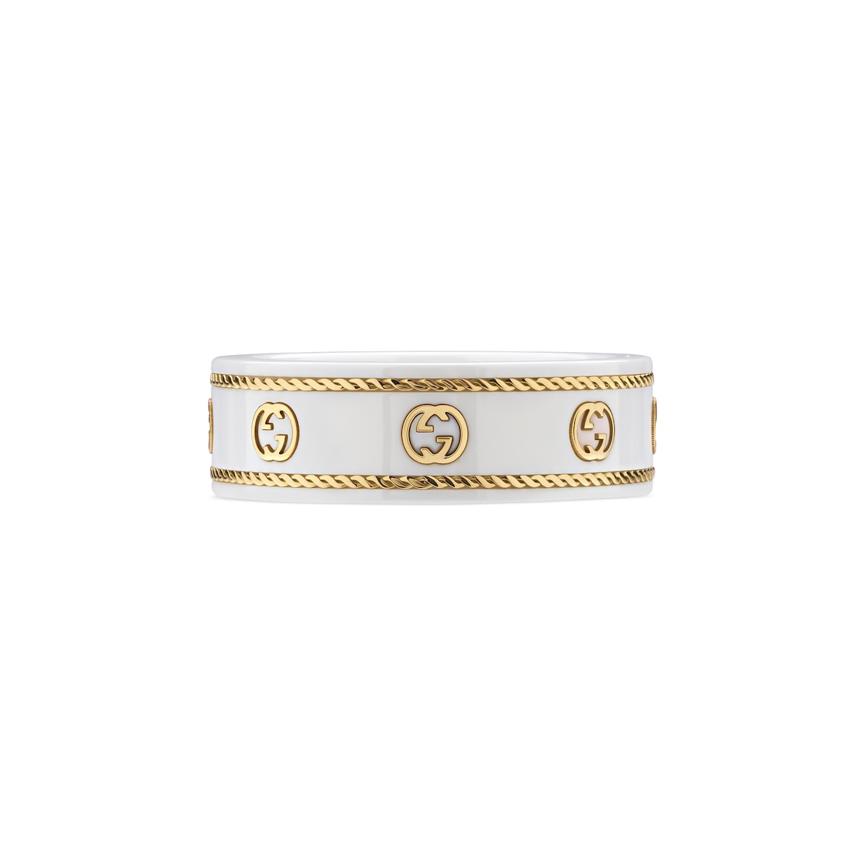 Gucci Icon 18k Ring With Interlocking G