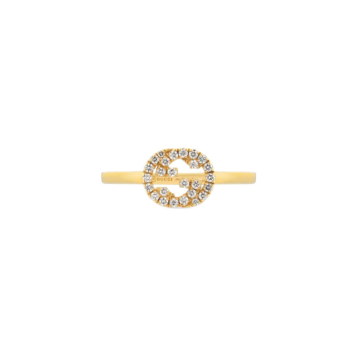 Gucci Interlocking Diamond 18k Ring