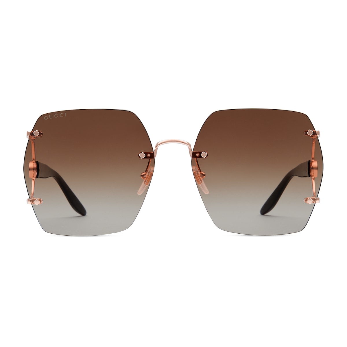 Gucci Geometric Frame Sunglasses