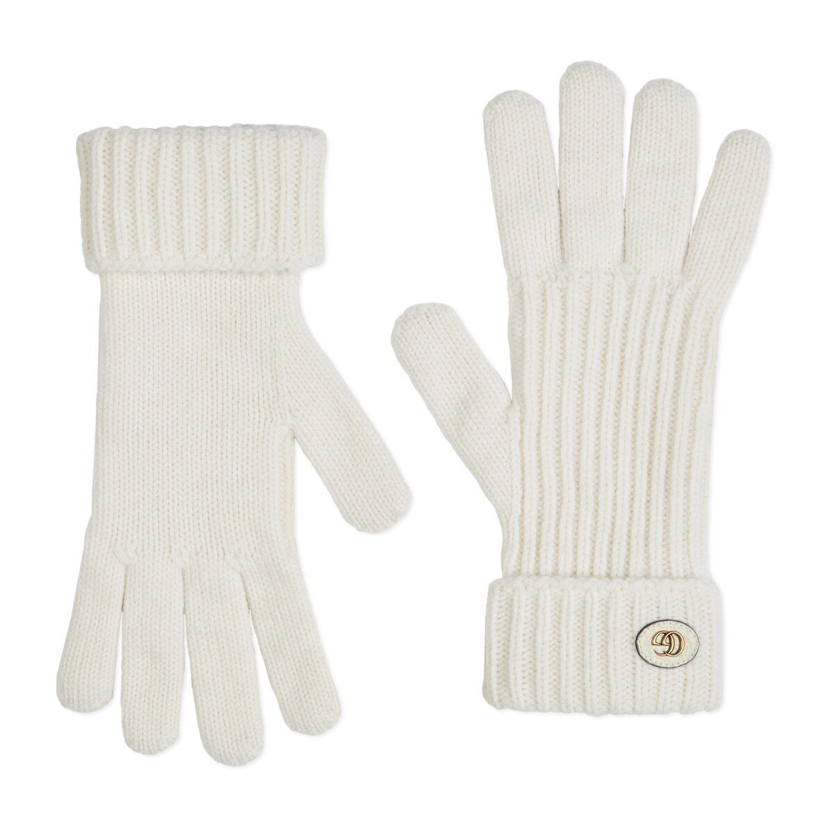 Gucci Wool Cashmere Gloves With Double G