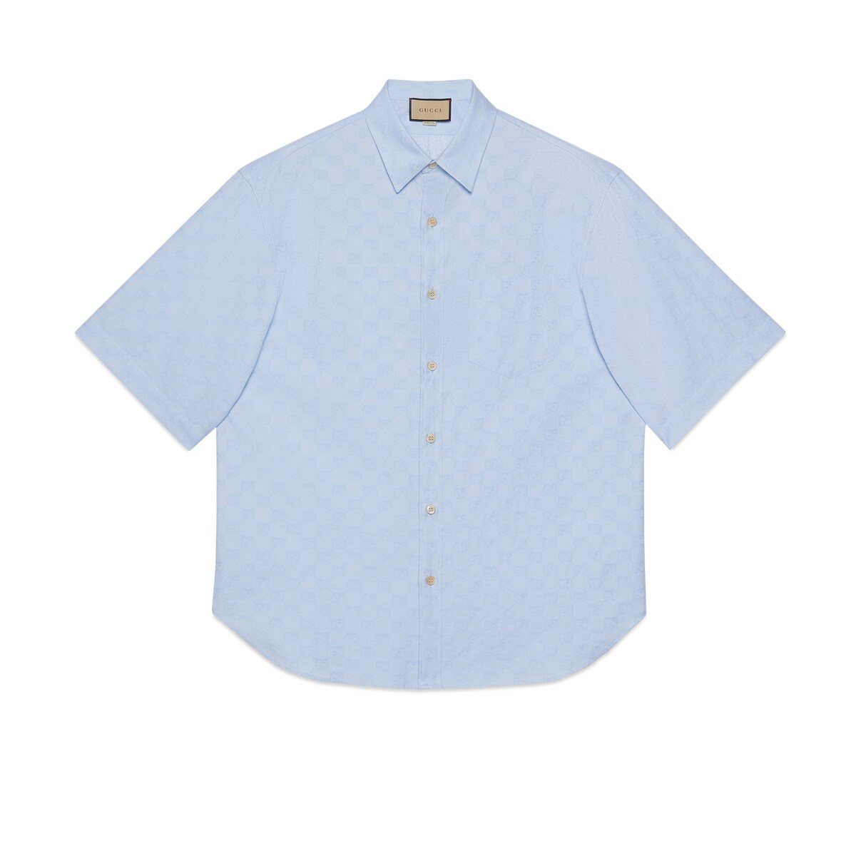 Gucci GG Supreme Oxford Cotton Shirt