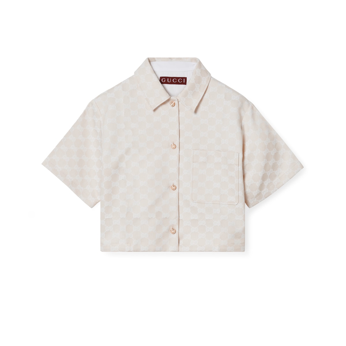 GG Cotton Gabardine Shirt GG Cotton Gabardine Shirt