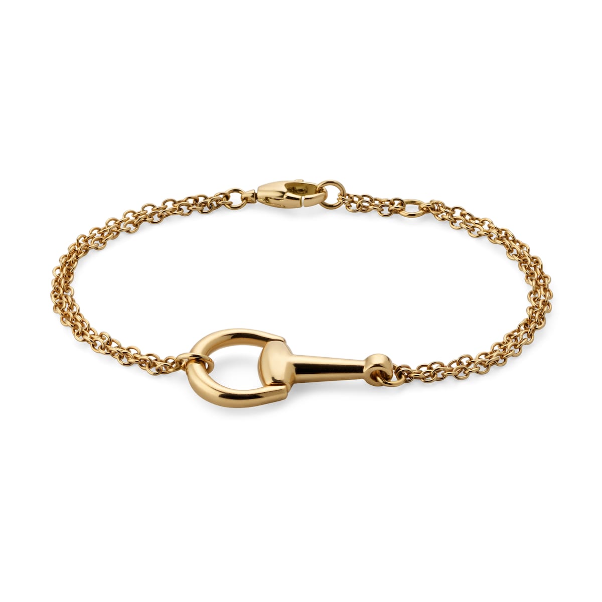 Gucci Horsebit 18k Chain Bracelet