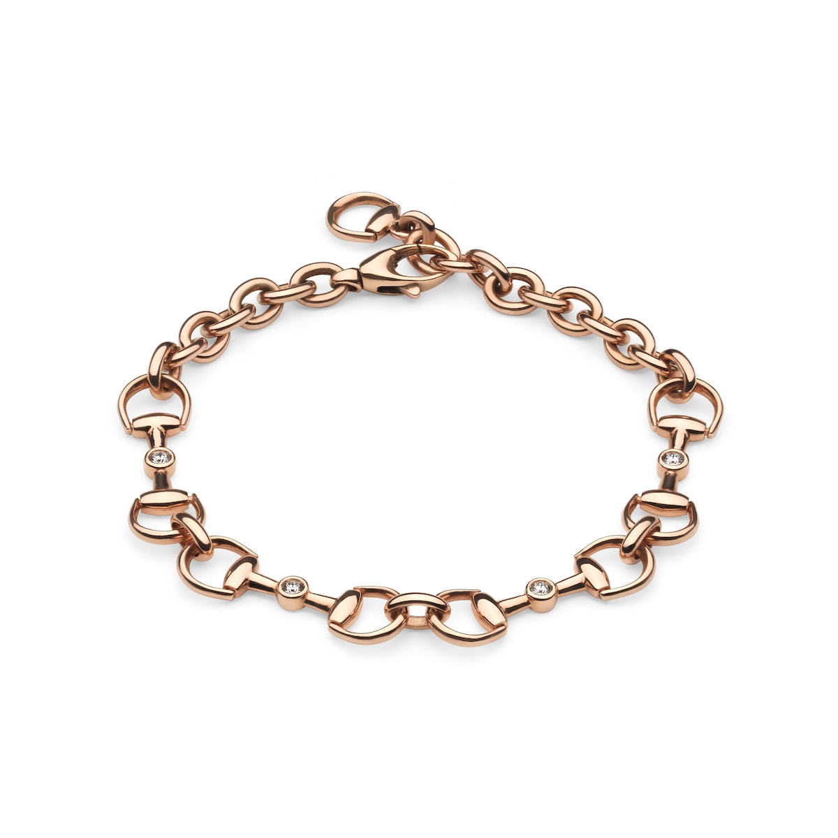 Gucci Horsebit Diamond 18k Bracelet