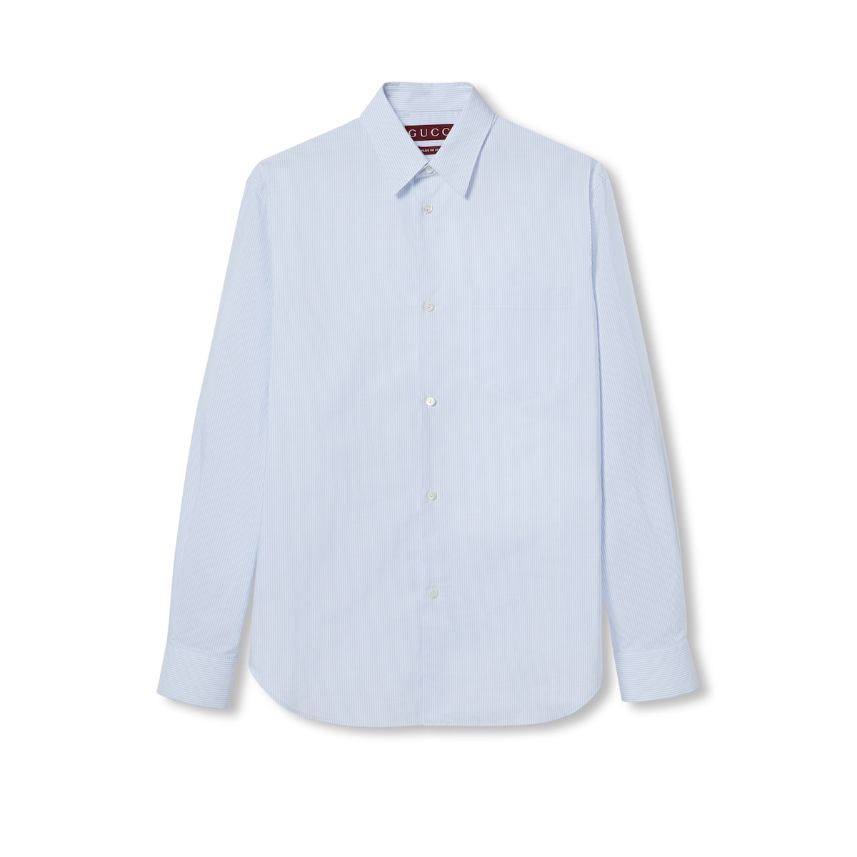Gucci Striped Cotton Poplin Shirt