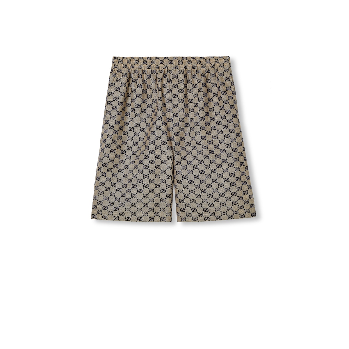 Gucci GG Linen Blend Canvas Shorts