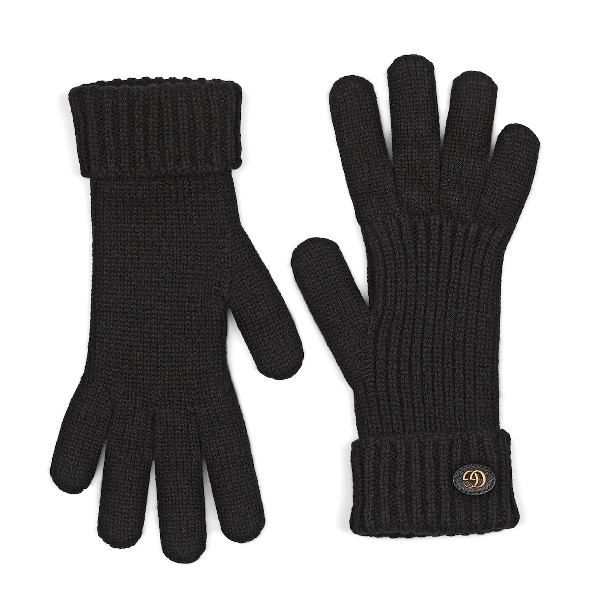 Gucci Wool Cashmere Gloves With Double G