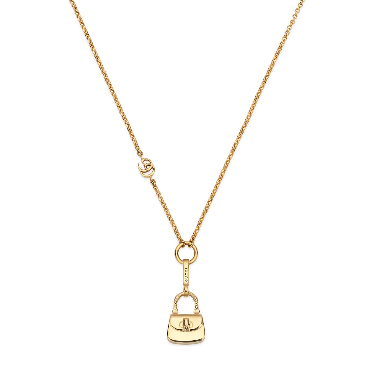 Gucci Chain Necklace With Bag Pendant