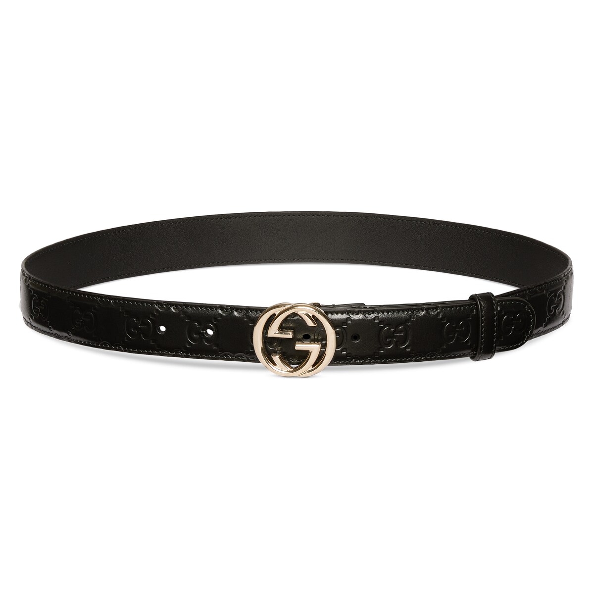 Belt With Interlocking G Buckle