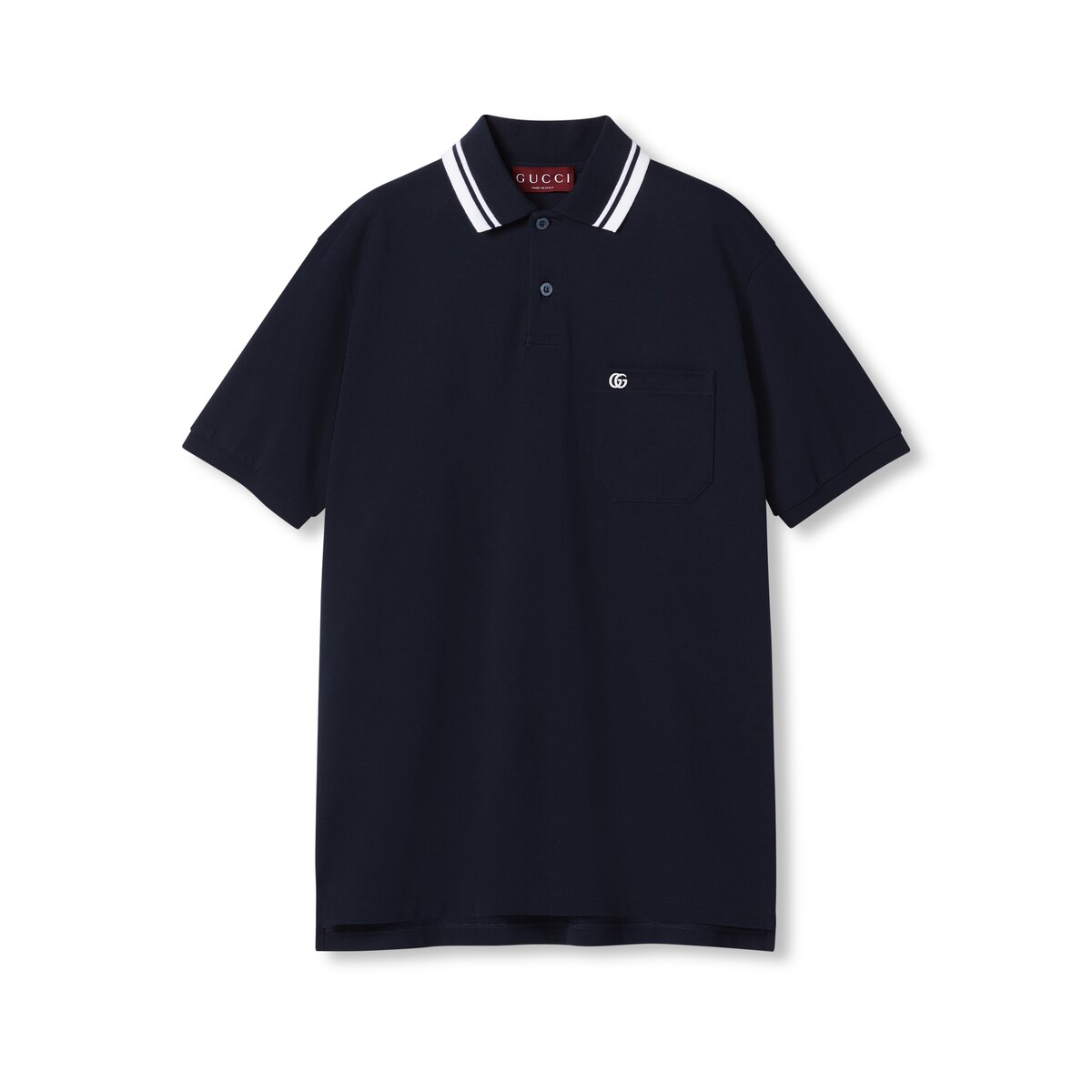 Gucci Cotton Polo Shirt With Embroidery