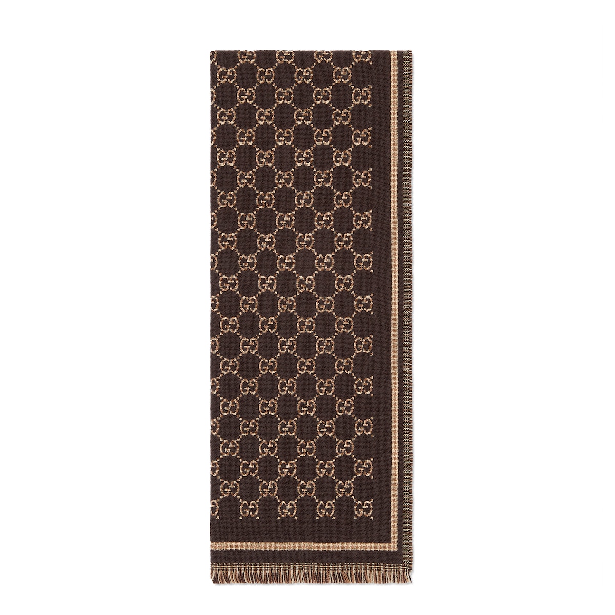 GG Wool Jacquard Scarf GG Wool Jacquard Scarf