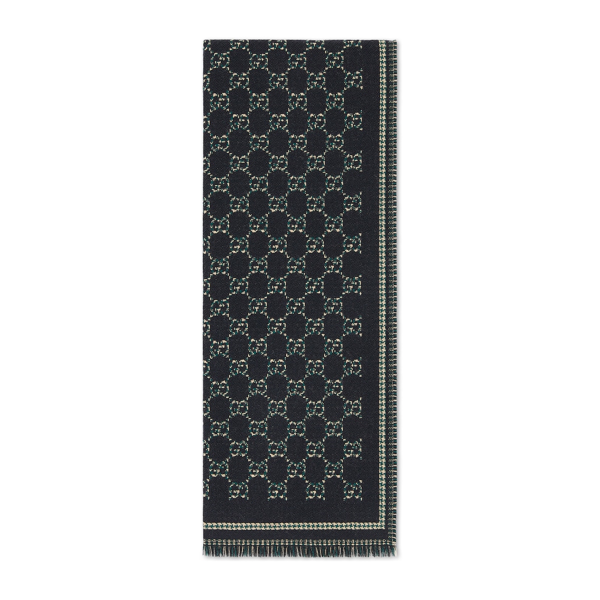 GG Wool Jacquard Scarf GG Wool Jacquard Scarf