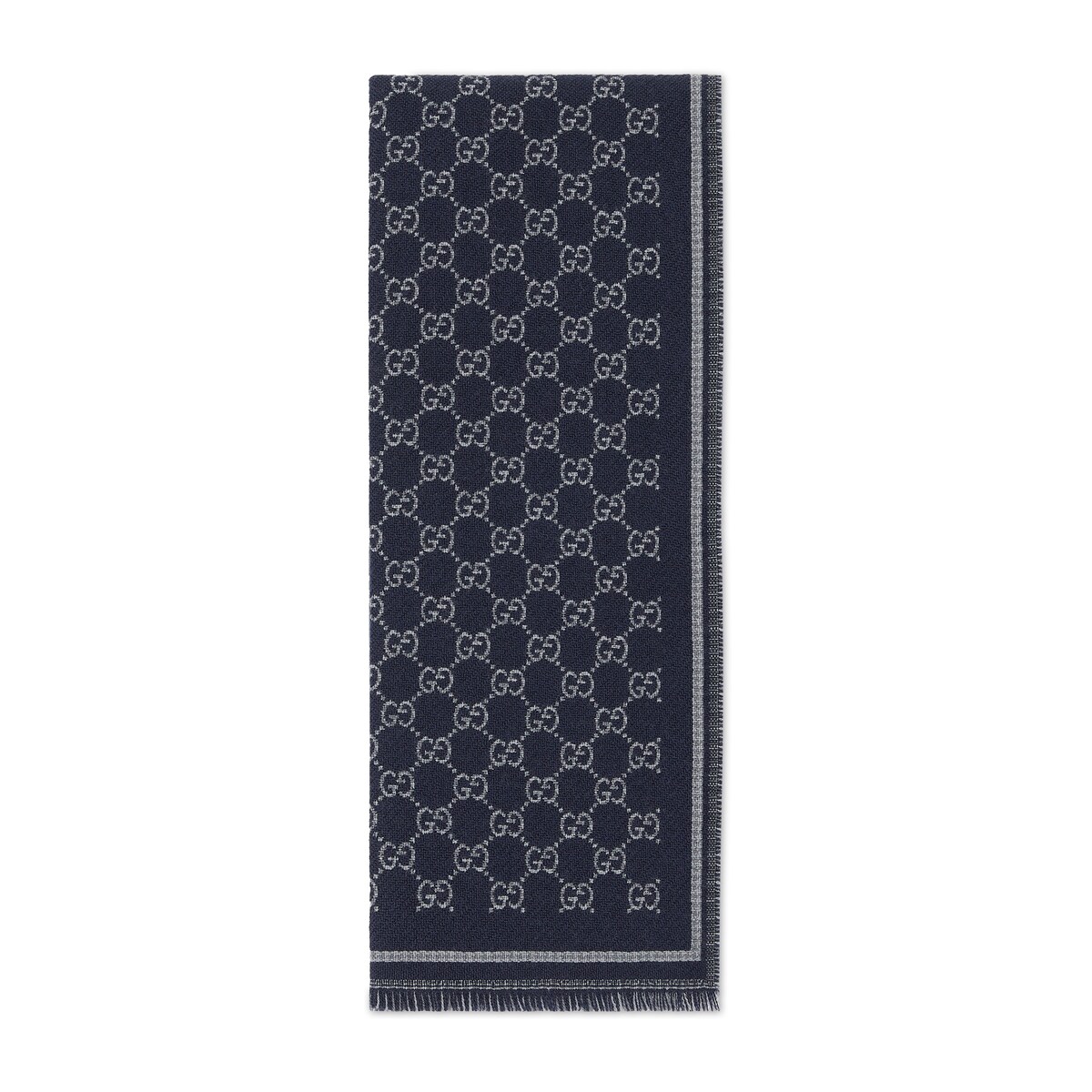 GG Wool Jacquard Scarf GG Wool Jacquard Scarf