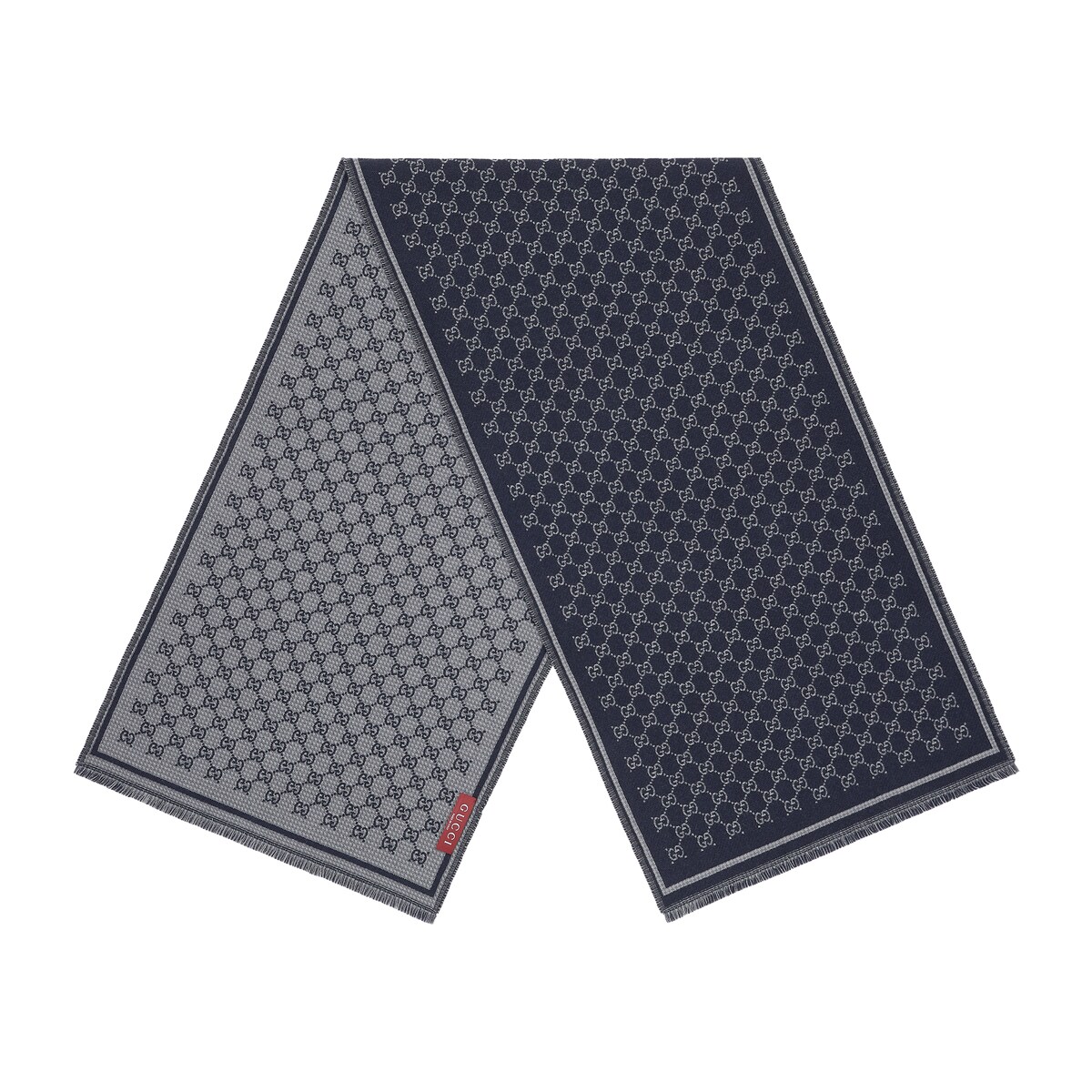 Gucci GG Wool Jacquard Scarf | Thumbnail 2 Gucci GG Wool Jacquard Scarf | Thumbnail 2