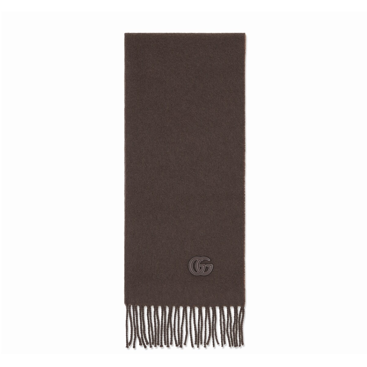 Cashmere Scarf With Patch