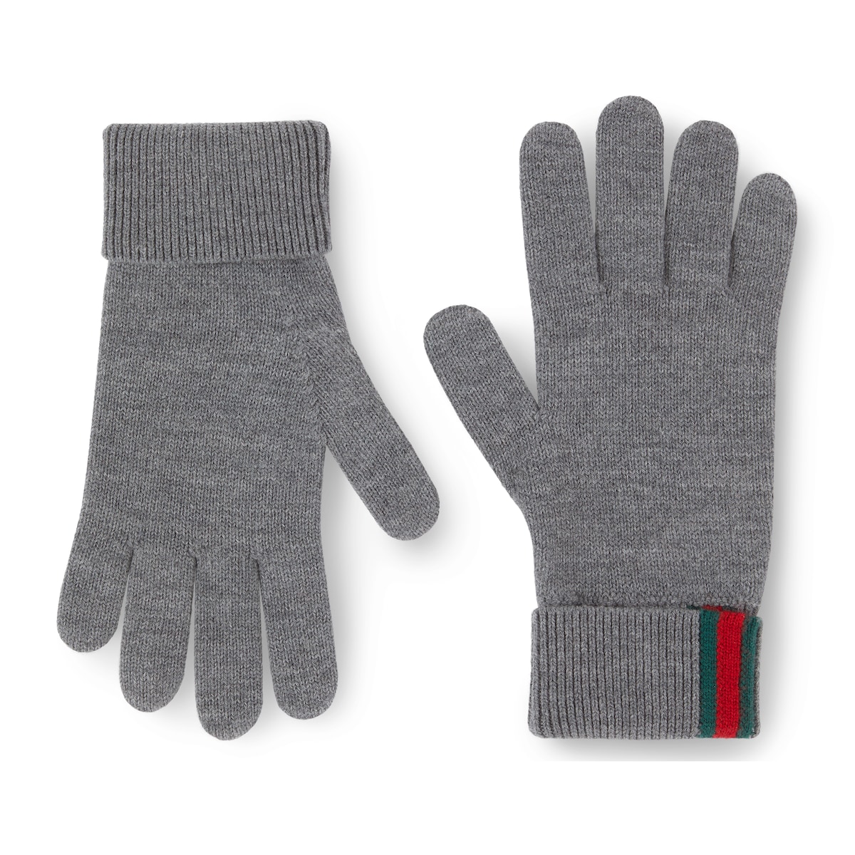 Gucci Wool Gloves With Web