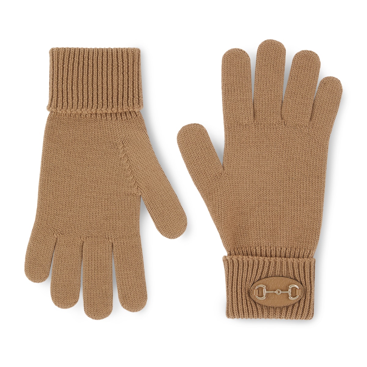 Gucci Wool Gloves With Horsebit
