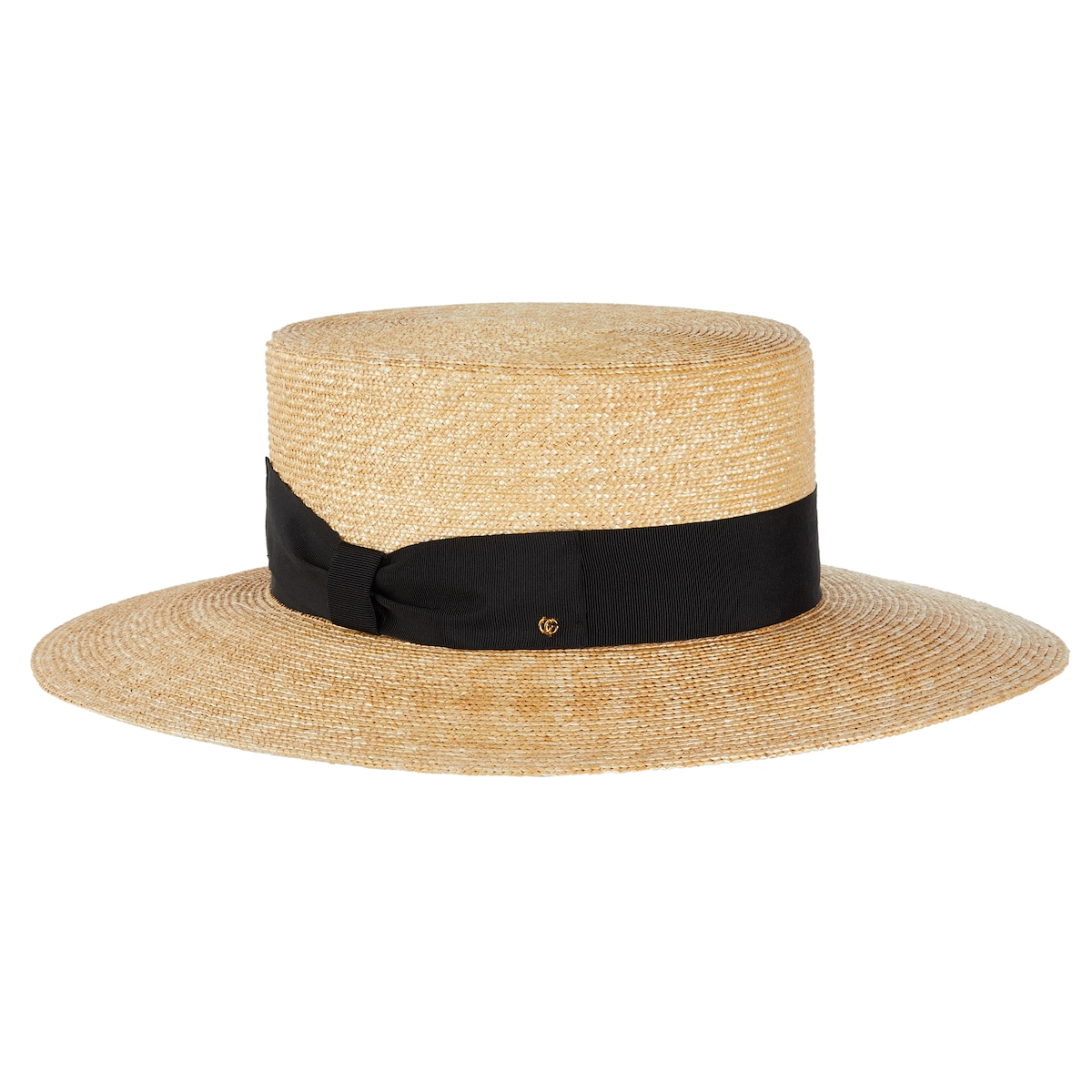 Gucci Straw Hat With Grosgrain Detail