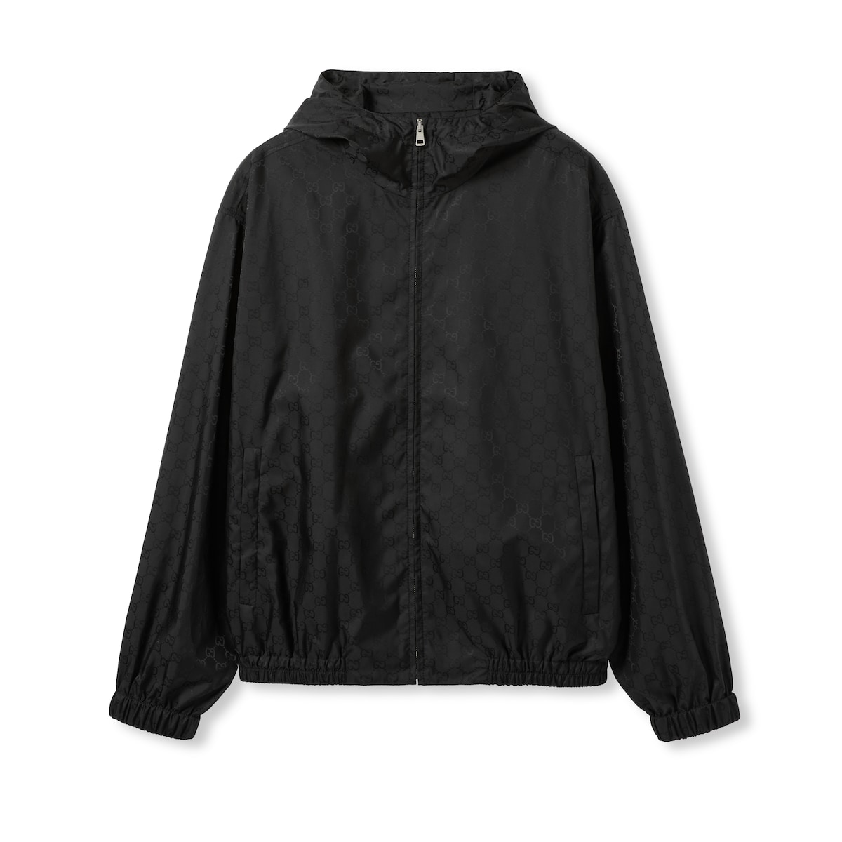 GG Nylon Jacquard Zip Jacket