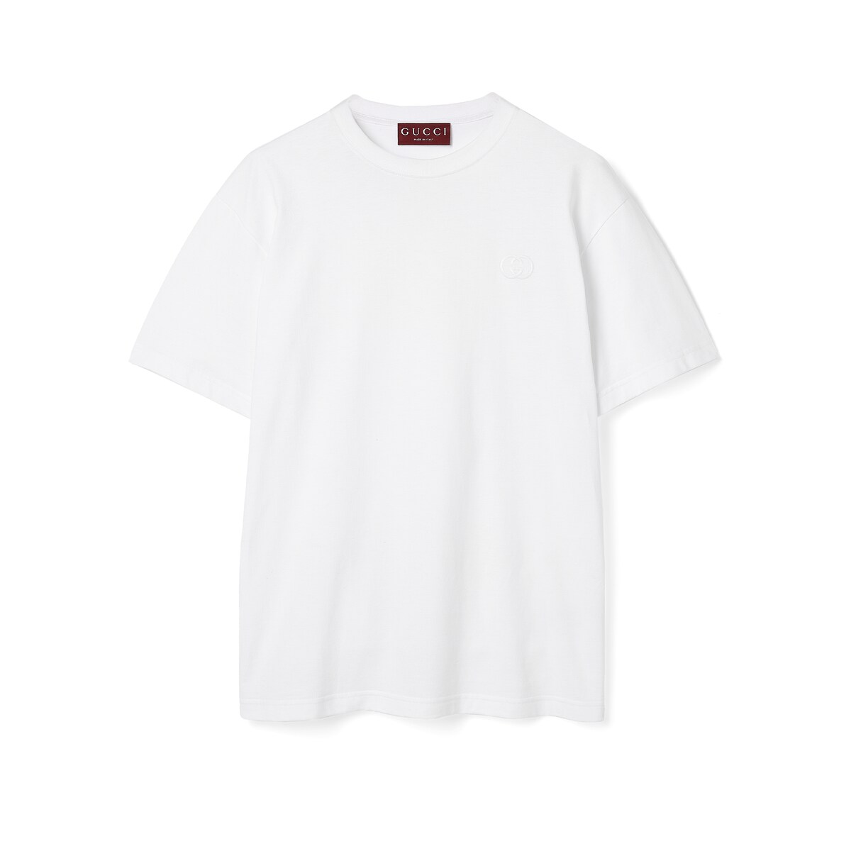 Cotton Jersey T-shirt With Embroidery Cotton Jersey T-shirt With Embroidery