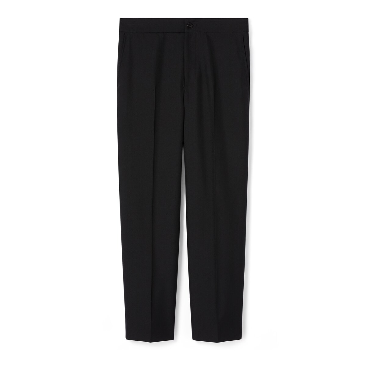 Wool Blend Twill Pant With Logo Wool Blend Twill Pant With Logo