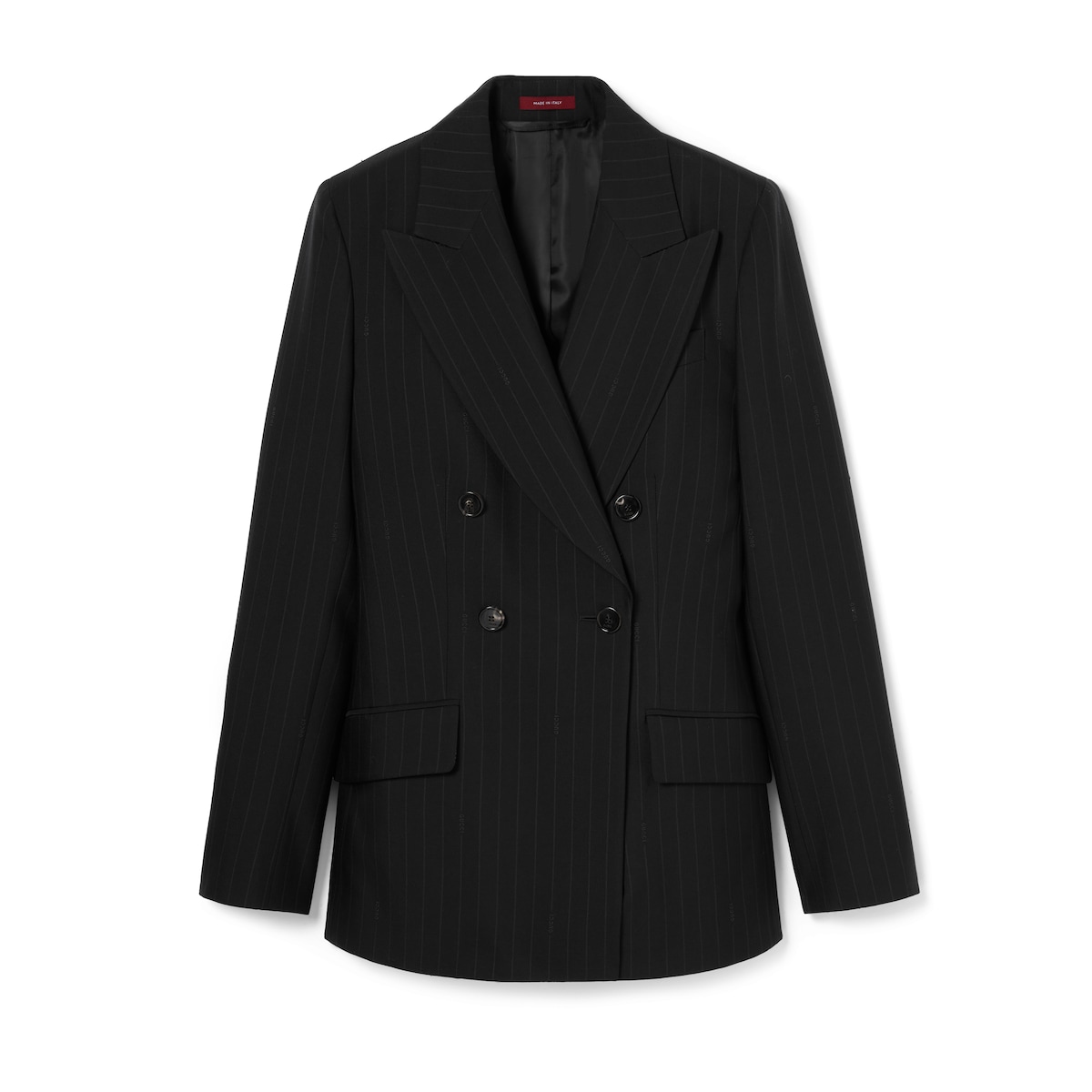 Pinstripe Gucci Wool Jacquard Jacket