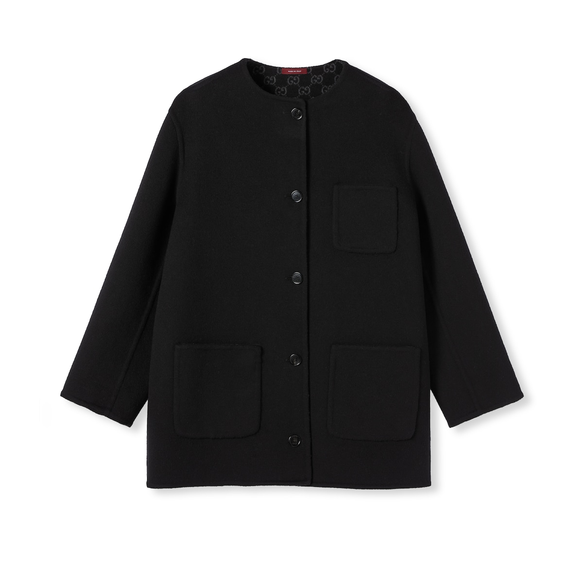 Reversible Wool Silk Jacket